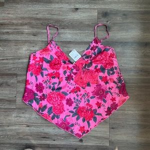 Free People Floral Tanktop